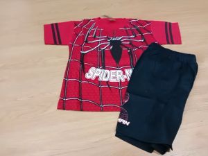 Setelan Kaos Anak Laki-Laki Lengan Pendek & Celana Jumbo Bergambar Karakter