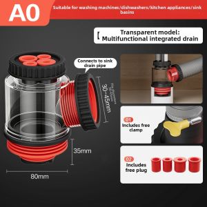RIIFO | Odor Blocking Sink Drain Connector