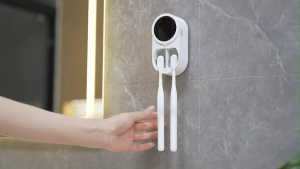 MeeGoo UV Toothbrush Sterilizer 1800mAh Removable Anti Bacterial Bathroom Wall Mounted Sanitizer