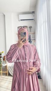 Zahira1808 Cassia Clarissa Set 4 Bahan Cotton Bordir Mix Air Flow