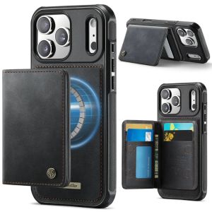 Business Style Detachable Magnetic Leather Wallet Case For iPhone 17 Pro Max 16 Plus 15 14 13 12 11 Multi-Card Slot Holder Cover