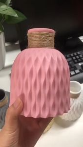 [HCM]Lọ hoa Bình hoa nhựa giả gốm sứ phong cách bắc âu cắm hoa decor kiểu vintage bình hoa bồ công anh để bàn trang trí-Cozy520