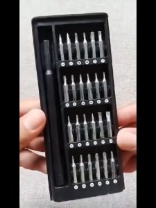 Set Obeng Multifungsi 24 in 1 untuk Service HP/Laptop/Smartphone dengan Magnetik