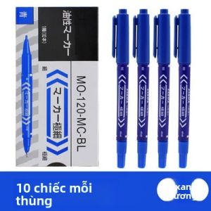 10 Cái/bộ Mỹ Điểm Thường Trực Bút Đánh Dấu Mực Chống Thấm Nước 0.5 Mm-1 Mm Mỏng Ngòi Đen Xanh Đỏ Màu Bút Chì Màu/Nước-Màu Bút