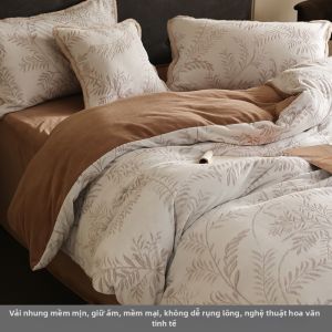 shui yang | Bộ 4 Món Dày Ấm Falai Nhung