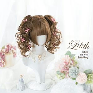 alice garden | Lolita Wig with Double Claw Clips and Straight Fringe for Women