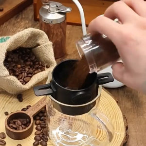 1 PC Collapsible Space Saving Portable Stainless Steel Coffee Strainer Daily Coffee Making Easy To Rinse Coffee Filter Cup