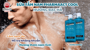 SỮA TẮM NAM PHARMAACT COOL NHẬT BẢN (HƯƠNG BẠC HÀ - CHAI 550ML) Sản Phẩm Tắm Làm Mát Sữa Tắm Loại Lỏng Beaua - Lazada