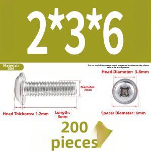 BAIRUITE | Cross-Headed Stainless Steel Screws