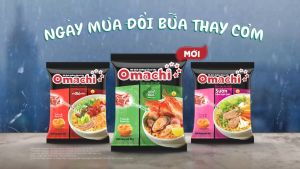 Mì ăn liền OMACHI xốt bò hầm gói 80g