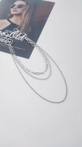 【Fast Delivery | Local Stock】 Multi-layer Metal Chain strap DIY Personality Butterfly Heart Star Pendant Shoulder Bag Chain Straps
