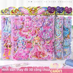 JIELI | Sách Dán Hình Công Chúa 3D