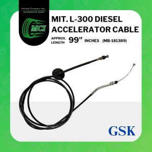 ACCELERATOR CABLE - GSK Mitsubishi L-300 L300 diesel MB-181389 truck wire 99 inches