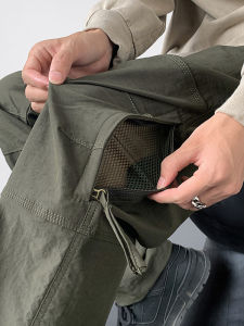 Waterproof Side Zip Boys Workwear Pants Autumn