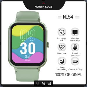 NORTH EDGE NL54 smart watch IP67 waterproof mens watch womens watch couple watch Calculator watch1.83 inch screen Bluetooth call Music control dial customized compatible IOS Android