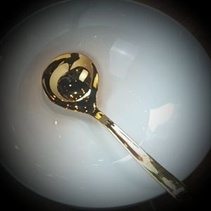 Sendok Sayur Stainless Steel Premium Anti Karat Desain Elegan untuk Soup dan Makanan Berkuah