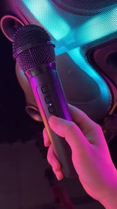 Original ZQS-8238 Super Power Bass 40W 8-inch*2 sub woofer wireless customized party speaker with RGB lights wireless microphone