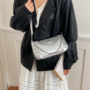 FQ1 Simple and fashionable solid color shoulder bag 2026 new versatile popular commuting underarm bag QF1