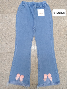 Jeans Anak Perempuan Usia 6-10 Tahun Celana Panjang Anak Perempuan Terbaru