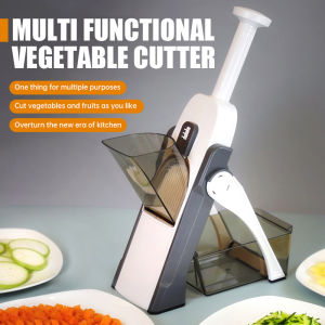【24 hour delivery】Home Kitchen Multifunctional Vegetable Cutter Adjustable Stainless Steel Fruit Slicer Easy Chopper Cutter for kitchen 蔬菜切片机
