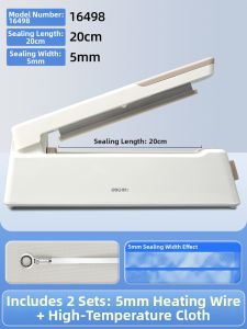 deli | Manual Multi-functional Sealer Small Home Use