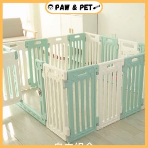 Cat Dog Premium Pet Fence 66cm Playpen Kennel Easy Install DIY Sturdy Fence for Pet Pagar Kucing Dan Anjing 宠物围栏