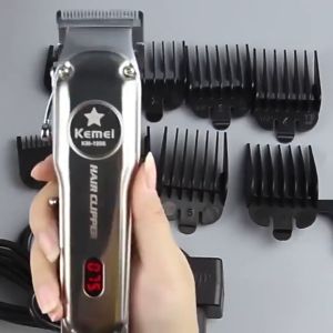 Kemei KM-1996 Rechargeable All Metal Electric Pet Razor Grooming Heavy-duty Pet Grooming Kit for Dog Hair Clipper