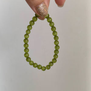 Millie Olive Green Cats Eye Stone Bracelet Womens Style 2025 New Chinese Style Green Bracelet Luxury Retro Small Audience