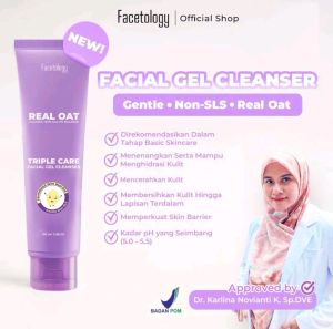 [READY] FACETOLOGY Triple Care Facial Gel Cleanser | Pembersih Wajah