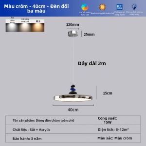 HUOQI | Đèn Treo Chống Lóa Bảo Vệ Mắt Phong Cách Cổ Điển Đơn Giản
