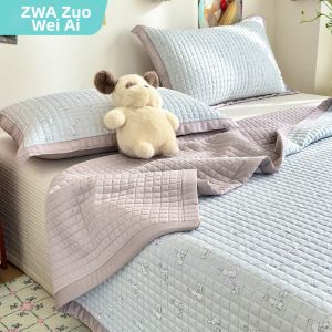 ZUOWEIAI | Double-faced Modal Tencel Bed Cover Set Summer All-season
