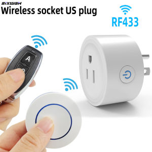 RF433 Wireless Remote Control Outlet US Plug Smart Remote ON OFF Electrical Socket for Lights Fans TVs Home RF Remote Switch