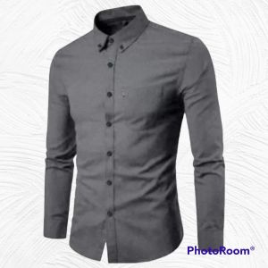 Kemeja Polos Pria Crew Neck Bahan Signature Premium kasual Slim-fitting| Baju Kemeja pria Lengan Panjang Polos Premium| Kemeja Polos Pria Alisan Kualitas Premiun Murah| Baju Kemeja Alisan Pria Premium Terbaru