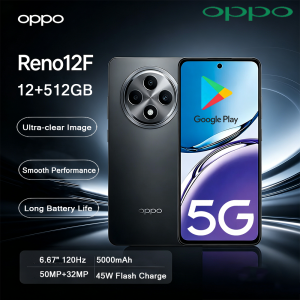 OPPO Reno12F 6.67" 120Hz 5G LTE Unlocked Phone | 12GB+512GB 50MP AI Cam 5000mAh Battery Dual SIM Smartphone