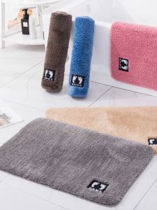 Thảm Lông Lau Chùi Chân Sợi Mịn Thấm Hút Nhanh Kích Thước 40x60cm