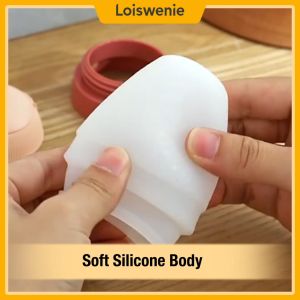 Travel Liquid Container - Transparent Silicone Bottle - Cosmetic Shampoo Lotion Dispenser Tube