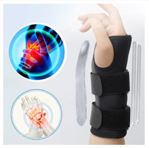 1PCS Carpal Tunnel Syndrome Wrist Splint with Adjustable Compression Wristband for Left and Right Hands to Relieve Pain in Arthritis Tendonitis Sprains Men and Women