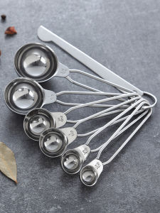 Thìa Đo Cốc 304 Bằng Thép Không Gỉ Onlycook Để Đo Hạt Cà Phê Baking Kitchen Tool Thìa Đo Gram Dụng Cụ Tự Làm Cho Nhà Bếp