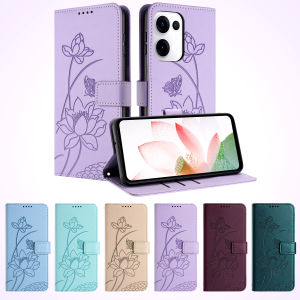 Flower Leather Phone Wallet Case Book For Oppo Reno 14 F 13 12 11 Pro 5G A3 A5 A60 A79 A78 A58 A38 A57 A17 A94 A74 5G Flip Cover