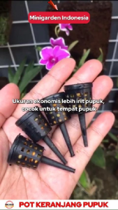 POT KERANJANG PUPUK 2 Cm Osmocote Dekastar NPK Slow Release NetPot tempat pupuk