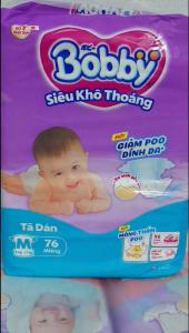 [ COMBO 3 BỊCH ] Tã dán BOBBY size SX70 S80 M76