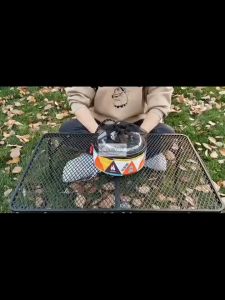 Stainless Steel Camping Pot Set Cooker Cooking Outdoor Portable Foldable Handle Cookware Climb Frying Pan Hiking Picnic Durable Compact Design Corrosion-Resistant Surface Even Heat Distribution Versatile Essential Premium Convenient Periuk Khemah不锈钢野营锅套装
