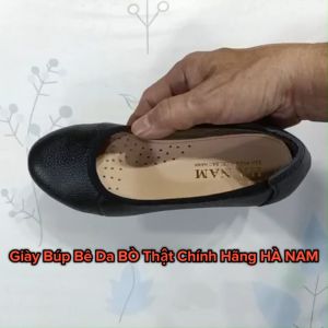 Giày Búp Bê Nữ Cao Gót 5cm HA NAM Da Bò Thật Thời Trang Cao Cấp GBBN2088