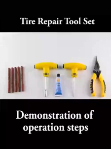 Tubeless Tire Repair Kit Vulcanizing strip Car Tire repair kit Vulcanizing strip