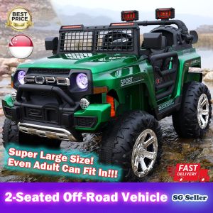 【Ready Stock】2-Seated 4-Wheel Drive Off-Road Kids Electric Vehicle with Remote Control★152cm Length√Kids Electric Ride-on Toy Car/SUV√Super Large Size√Enough for 2 Kids√Even Adult can Fit In!!Local Ready Stock!!Best Kids Birthday Gift!!