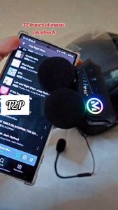 T2P Y10-2X Motorcycle Bluetooth Headset V5.3 Music Sharing Ear Piece Noise Cancellation Helmet Waterproof Headphone Speakers All Helmets