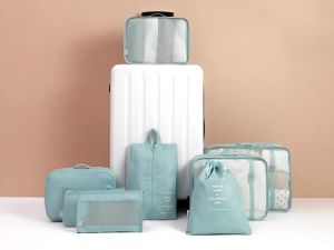 7 Pcs set Travel Storage Bag Waterproof Luggage suitcase pouch Foldable Portable Clothes Storage Bag