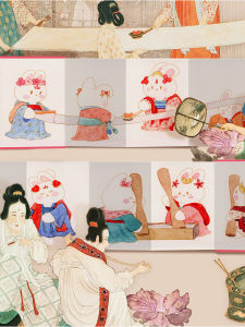 Mini Watercolor Line Art Coloring Book Adult Stress Relief Paint by Numbers Easy to Follow Color in Book Medium Texture Paper