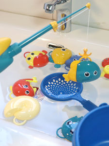 Magnetic Sensing Luminescent Fishing Toy Bath Playset
