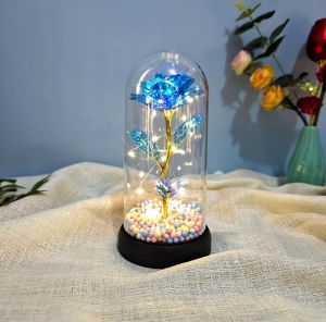 BUNGGA MAWAR ARTIFICIAL LED Lampu Hias Aesthetic Untuk Kado Ulang tahun anniversary Wisuda Dll